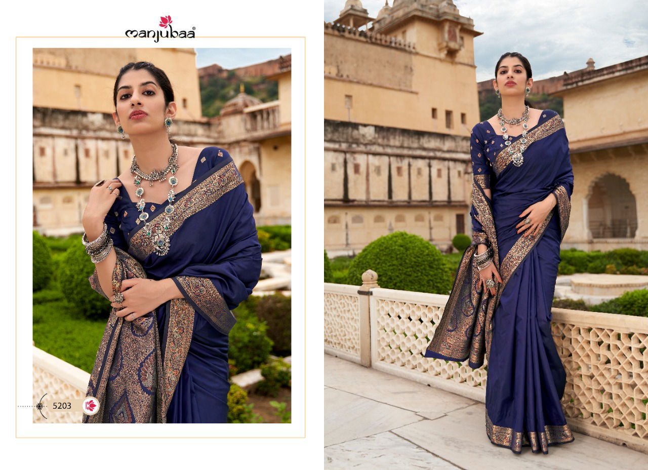 Majubaa Maheen Festive Wear Fancy Designer Silk Saree Collection